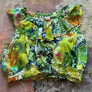 Nicole Miller cropped shirt